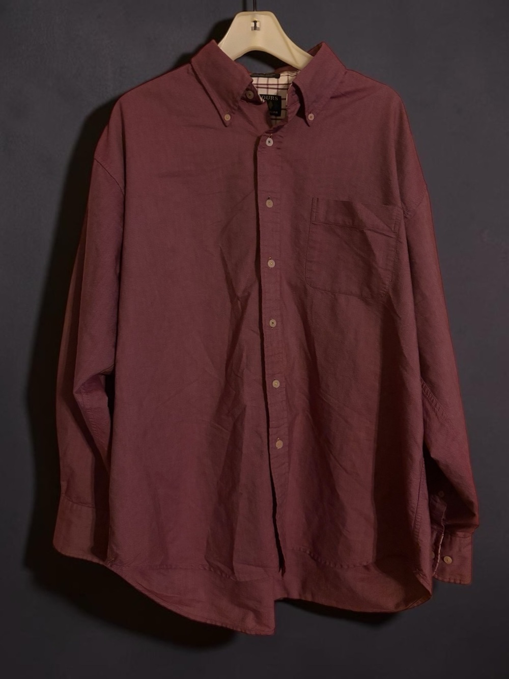 Alexander Julian Men's Button-Down Shirt in Wine